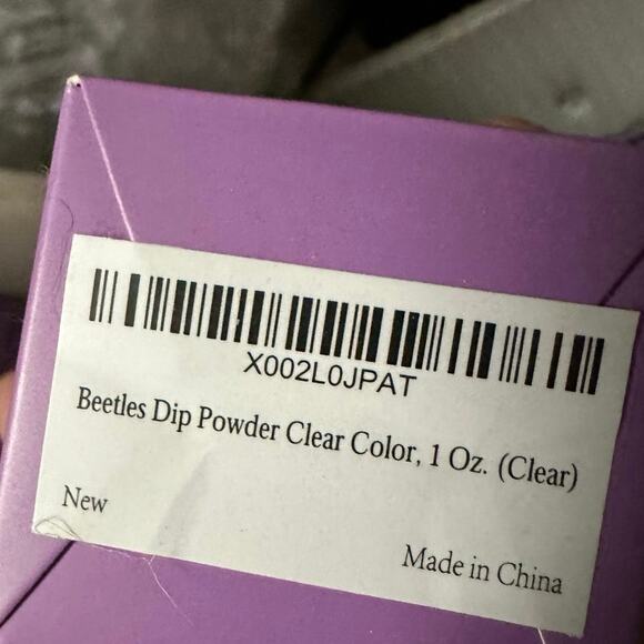 Beetles Dip Powder Gel Polish Clear Color Nail 1 0z Dipping Starter Salon NEW - Picture 7 of 7